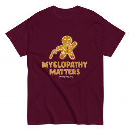 Gingerbread Myelopathy Mans classic tee