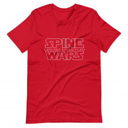 Spine Wars white text  A new hope myelopathy.org Short-Sleeve Unisex T-Shirt