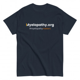 Myelopathy.org white Logo Men's classic tee