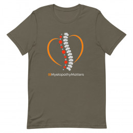 Myelopathy Matters Large Logo Short-Sleeve Unisex T-Shirt