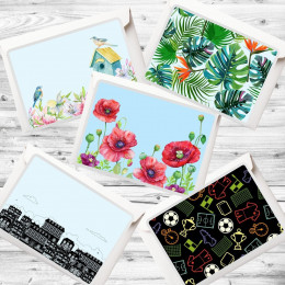 10 Card Pack With 5 Designs - Set 4