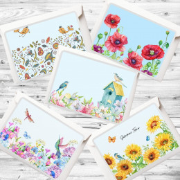10 Card Pack With 5 Designs - Set 5