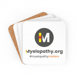 Myelopathy.org Corkwood Coaster Set